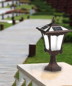 Vintage Waterproof Solar Wall Light for Garden Villa and Patio 2