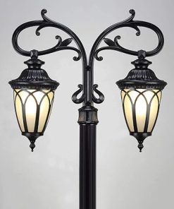 Minimalist Outdoor Lamp Post Light for Garden and Courtyard Use