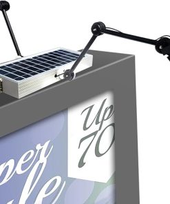 Solar Powered Billboard Light with 120 LED IP65 Waterproof Outdoor Use