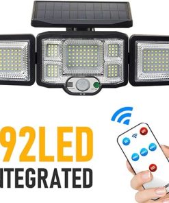 Outdoor Solar Wall Lights with Motion Sensor 192 LED IP65 Waterproof 2