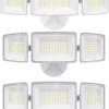 Onforu 100W LED Security Light 3 Pack 9000LM Adjustable Flood Lights