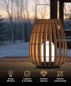 Solar Lantern with Remote | Dimmable IP65 Waterproof Garden Light 2