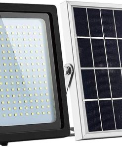 Outdoor Solar Floodlight with Motion Sensor for Garden Pathway