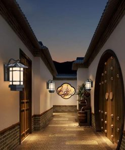 Creative Bright Solar Wall Sconce Waterproof Outdoor LED Lantern 2