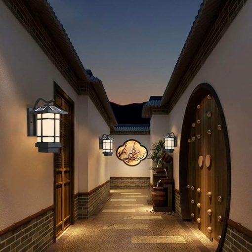 Creative Bright Solar Wall Sconce Waterproof Outdoor LED Lantern - Image 2