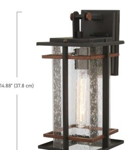 Minka Lavery San Marcos Black Outdoor Wall Light 1-Light 60 Watts 2