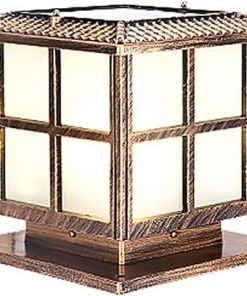 Solar Garden Post Lights Waterproof Outdoor Column Cap Lanterns
