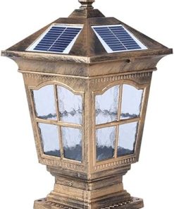 Rainproof Solar Post Light LED Outdoor Lanterns for Deck and Patio