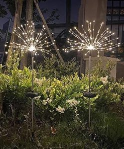 IP65 Solar LED Fireworks String Lights for Outdoor Garden Decor 2
