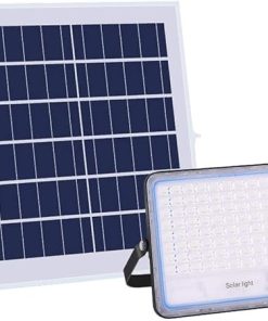 200W IP67 Waterproof Solar Flood Light with Remote Control 176 LEDs