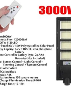 Solar Lamp Waterproof Outdoor Lighting for Garden Timming Control 2