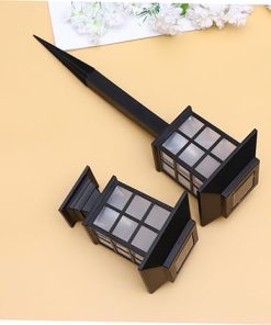 Outdoor Waterproof Solar Stigma Light 4 Pack for Path and Wall Lighting 2