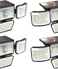 Solar Flood Lights 280 LED Outdoor IP65 Waterproof Motion Sensor