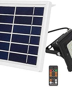 Remote Control Solar Floodlight 80 LED Waterproof Garden Light