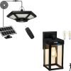 Modern Outdoor Light Fixture with Motion Sensor for Porches and Streets 4