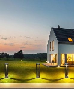 Bright Waterproof Solar Column Lights for Outdoor Home Decor 2