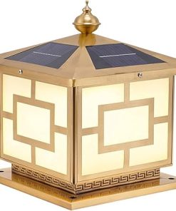 Solar LED Outdoor Pillar Light for Courtyard and Park Lighting