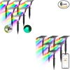 Lepro Solar Flood Light Bundle with 3 Heads and 50ft Edison String Lights 3