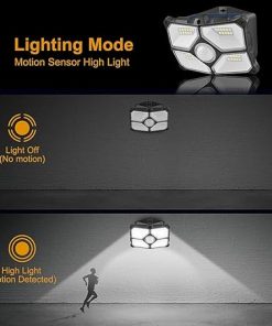 Bright Solar Flood Lights for Outdoor Use IP65 Waterproof 360° Lighting 2