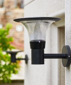Modern Waterproof Solar Wall Sconce Minimalist Dual Color Lighting 2
