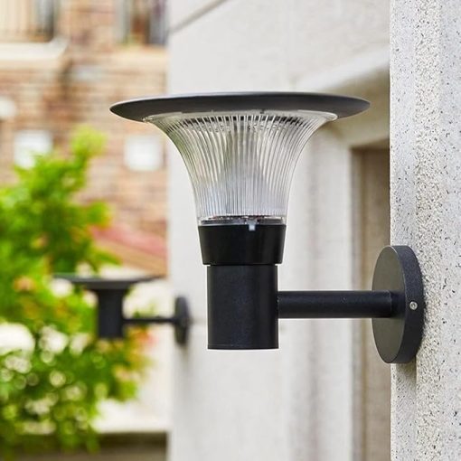 Modern Waterproof Solar Wall Sconce Minimalist Dual Color Lighting - Image 2