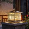 Modern Simple Solar Outdoor Wall Light Induction Black Aluminum IP65 4