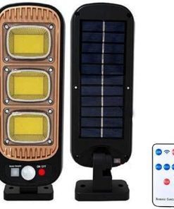 Solar Street Lights Outdoor LED Motion Sensor Lamp for Garden Pathway