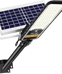 16000lm Solar Street Light with Remote Control for Outdoor Security