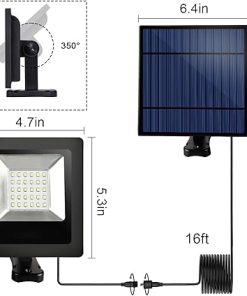 Waterproof Solar LED Spotlights with 16FT Cord for Outdoor Lighting 2
