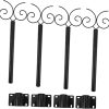 Outdoor Waterproof Wall Light Black Strip Sconce for Garden Lighting 3