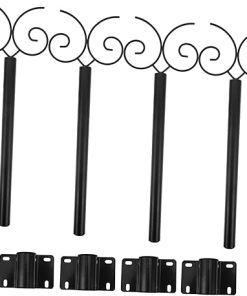 Outdoor Solar Light Support Rods for Hanging Lamps and Feeders