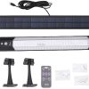 Modern Waterproof Solar Wall Sconce Minimalist Dual Color Lighting 4