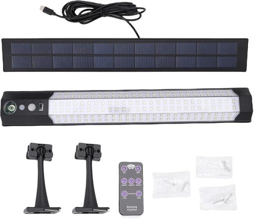 Outdoor Solar Light IP65 Waterproof 3 Lighting Modes Remote Control