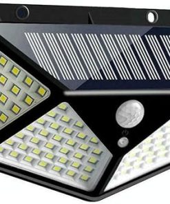 100 Watt Solar LED Wall Light with Motion Sensor for Garden Use