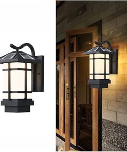 Solar Powered Wall Sconces IP65 Waterproof Aluminum Light Fixture