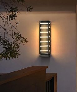 Modern Outdoor LED Strip Wall Lamps IP65 Waterproof for Garden Hallway