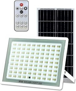 Outdoor Solar LED Flood Light IP66 Waterproof Garden Street Light