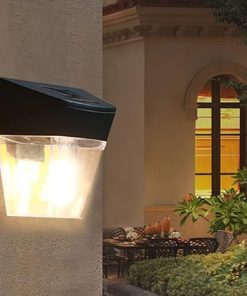 LED Solar Outdoor Wall Lights for Garden Yard Patio Fence Lighting