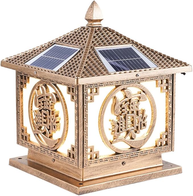 Outdoor Solar Column Lights for 4×4 Wooden Posts Waterproof Black Outdoor Solar Column Lights for 4x4 Wooden Posts Waterproof Black