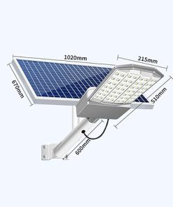 100W Solar Street Light Adjustable Flood Light with Motion Sensor 2