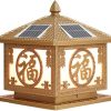 Outdoor Solar Fence Post Cap Light for Garden and Patio Use 4