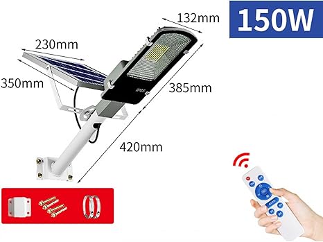 Solar Power LED Street Light Outdoor Waterproof for Garden Villa Porch 2 Solar Power LED Street Light Outdoor Waterproof for Garden Villa Porch - Image 2