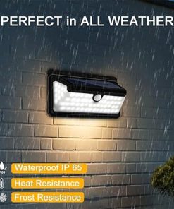 LED Solar Outdoor Lights with Motion Sensor for Garden and Patio 2