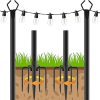 Outdoor Solar Motion Lights 4-Pack for Yard Pathway Security 3