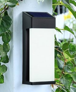 Modern Solar Energy LED Wall Sconce for Outdoor Porch and Garden