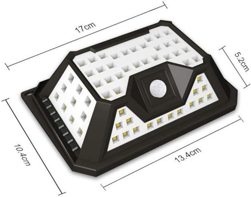 Solar LED Lights with Motion Sensor 270° Wide Angle Waterproof Garden - Image 2