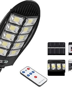 100000W 504LED Solar Street Light with 10000mAh Battery and PIR Sensor
