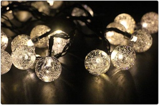 30 LED Solar Fairy Lights Waterproof Multicolor for Outdoor Decor
