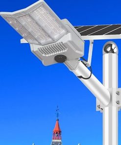 Solar LED Lamp 4800W Dusk to Dawn Parking Lot Lights with Remote Control