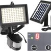 Solar Powered Outdoor Spotlight Deck Lights Adjustable 4-Pack 4